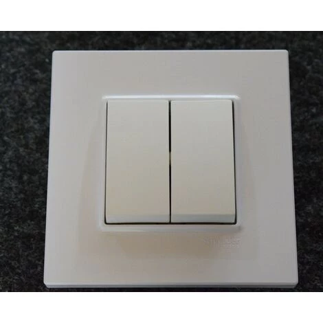 SCHNEIDER ELECTRIC Double Poussoir 16A 2NO 250V Encastré Blanc Complet Avec Support Et Plaque Altira SCHNEIDER ALB45063 1 SCHNEIDER ELECTRIC Double Poussoir 16A 2NO 250V Encastré Blanc Complet Avec Support Et Plaque Altira SCHNEIDER ALB45063