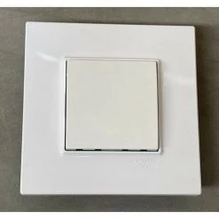 SCHNEIDER ELECTRIC Cache Obturateur Large Blanc Encastré Complet Avec Support Et Plaque Altira SCHNEIDER ALB45570