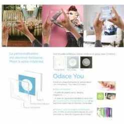 Schneider Electric SC5S52C904W Plaque 2 Postes Odace You Evolutive Blanc Transparent -SCHNEIDER ELECTRIC Soldes 29951913 3