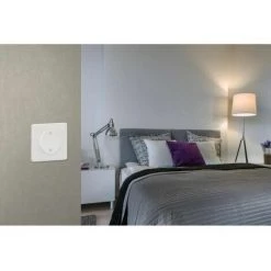 Schneider Electric SC5S52C802 Plaque 1 Poste Odace Touch Liseré Blanc -SCHNEIDER ELECTRIC Soldes 29951940 5