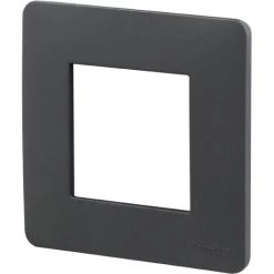 SCHNEIDER ELECTRIC Plaque Unica Studio - 1 Poste - Anthracite -SCHNEIDER ELECTRIC Soldes 31644040 3