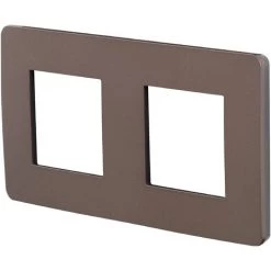 SCHNEIDER ELECTRIC Plaque Unica Studio - 2 Postes - Chocolat 5 SCHNEIDER ELECTRIC Plaque Unica Studio - 2 Postes - Chocolat -SCHNEIDER ELECTRIC Soldes 31644056 3