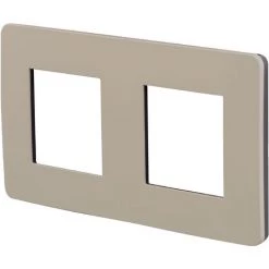 SCHNEIDER ELECTRIC Plaque Unica Studio - 2 Postes - Taupe 5 SCHNEIDER ELECTRIC Plaque Unica Studio - 2 Postes - Taupe -SCHNEIDER ELECTRIC Soldes 31644057 3