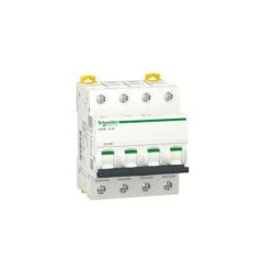 SCHNEIDER ELECTRIC Disjoncteur 4P 2A Courbe D 6kA Bornes Vis Acti9 IC60N SCHNEIDER A9F75402
