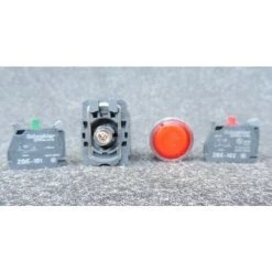 SCHNEIDER ELECTRIC Bouton Poussoir Lumineux Rouge Ø 22mm Impulsion 120V 1O+1F Harmony Bt SCHNEIDER XB5AW3435