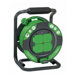 Enrouleur Bricolage 25m HO5VVF 3G1,5 IP44 , Schneider Electric Ref. IMT33145