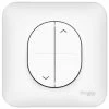 Ovalis Interrupteur Volets Roulants Montee-descente-stop, Schneider Electric Ref. S262208