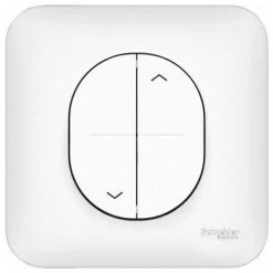 Ovalis Interrupteur Volets Roulants Montee-descente-stop, Schneider Electric Ref. S262208
