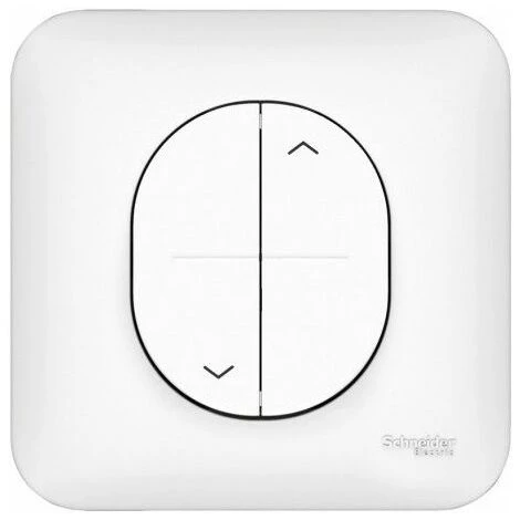 Ovalis Interrupteur Volets Roulants Montee-descente-stop, Schneider Electric Ref. S262208 1 Ovalis Interrupteur Volets Roulants Montee-descente-stop, Schneider Electric Ref. S262208