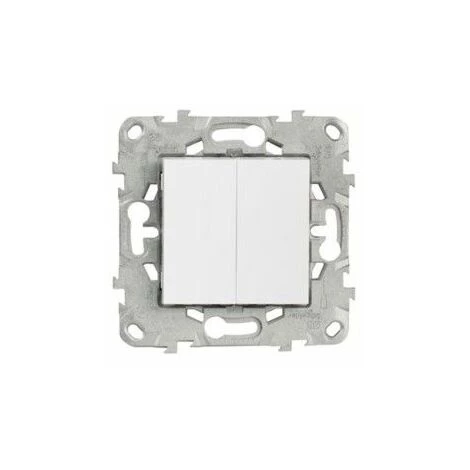 Unica Blanc Va Et Vient + Poussoir Avec Carte Flow Pack, Schneider Electric Ref. SHN0512780 1 Unica Blanc Va Et Vient + Poussoir Avec Carte Flow Pack, Schneider Electric Ref. SHN0512780