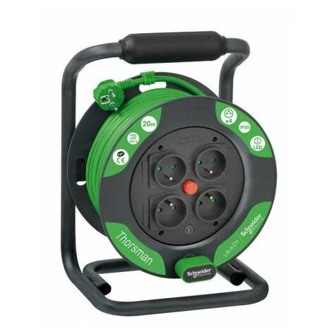 Enrouleur Bricolage 20m HO5VVF 3G1,5 IP20 , Schneider Electric Ref. IMT33142 1 Enrouleur Bricolage 20m HO5VVF 3G1,5 IP20 , Schneider Electric Ref. IMT33142