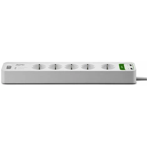 Multiprise 5 Prises + 2 Ports USB Parafoudre/parasurtenseur, Schneider Electric Ref. PM5U-FR 3 Multiprise 5 Prises + 2 Ports USB Parafoudre/parasurtenseur, Schneider Electric Ref. PM5U-FR – Image 3