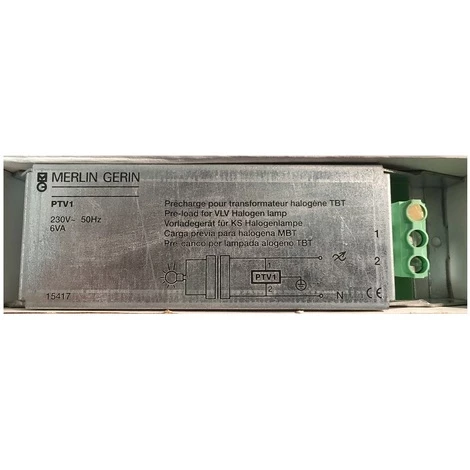 SCHNEIDER ELECTRIC Merlin Gerin PTV1 15417 - Précharge Pour Halogène TBT - GRIS 1 SCHNEIDER ELECTRIC Merlin Gerin PTV1 15417 - Précharge Pour Halogène TBT - GRIS
