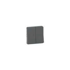 SCHNEIDER ELECTRIC Mureva Styl Double Bouton Poussoir Composable IP55 IK07 Gris SCHNEIDER MUR35326