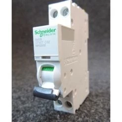 Disjoncteur 32A 1P+N Courbe C 4.5/6kA Modulaire Bornes Vis Acti9 IDT40T SCHNEIDER ELECTRIC A9P22632