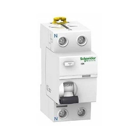 SCHNEIDER ELECTRIC Interrupteur Différentiel IlD K 2P Non Auxiliarisable - 40A - 30mA 1 SCHNEIDER ELECTRIC Interrupteur Différentiel IlD K 2P Non Auxiliarisable - 40A - 30mA