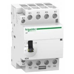 SCHNEIDER ELECTRIC Contacteur à Commande Manuelle 63A - 4NO - 24VCA - 50Hz - Acti9 - ICT