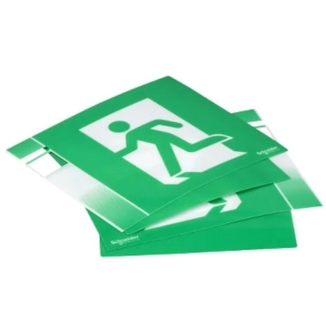 SCHNEIDER ELECTRIC 4 étiquettes Repositionnables H100 Schneider - Homme Qui Court + Flèche G/D 1 SCHNEIDER ELECTRIC 4 étiquettes Repositionnables H100 Schneider - Homme Qui Court + Flèche G/D