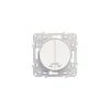 SCHNEIDER ELECTRIC Poussoir Blanc - 2 Boutons Et Fonction Stop - Odace