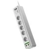 Multiprise Parasurtenseur 5 Prises 10A Protection Coaxial, Schneider Electric, Ref. PM5V-FR