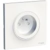 Odace Lot De 5PC2P+T A Vis Connex Rapide Avec Plaque Brochable Blanc, Schneider Electric, Ref. SHN0412525