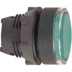 Schneider Electric Schneider Electric Bouton Poussoir à Pression Actionneur Plat 1 Bouton Vert Décrochage Par Pression