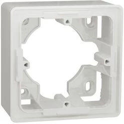 Unica Blanc Cadre Saillie, Schneider Electric Ref. NU800218F