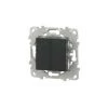 Unica Anthracite Double Poussoir Avec Carte Flow Pack, Schneider Electric Ref. SHN0512779