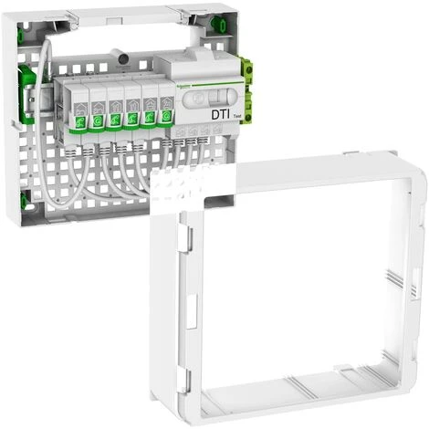 LexCom Home - Grade 2TV Essential - 6xRJ45 Cat 6 - DTIO - Resi9 13M 1, Schneider Electric Ref. VDIR390026 1 LexCom Home - Grade 2TV Essential - 6xRJ45 Cat 6 - DTIO - Resi9 13M 1, Schneider Electric Ref. VDIR390026