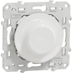 SCHNEIDER ELECTRIC Soldes 30 Wiser Odace Variateur Rotatif LED 2fils Zigbee Blanc, Schneider Electric Ref. S520513W