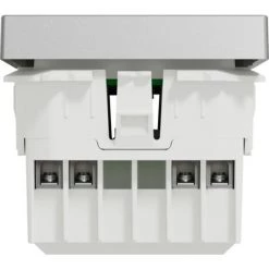 Wiser Unica Interrupteur Volet-roulant 4A Zigbee Alu Meca Seul, Schneider Electric, Ref. NU35030W -SCHNEIDER ELECTRIC Soldes 52557550 3