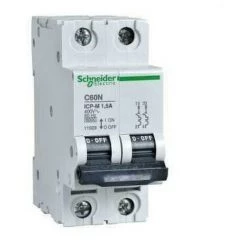 Disjoncteur De Contrôle De Puissance C60N ICP-M 2P 10A - SCHNEIDER ELECTRIC