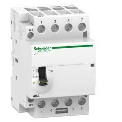 Contacteur ICT 40A 4NO 230/240V AC - SCHNEIDER ELECTRIC 1 Contacteur ICT 40A 4NO 230/240V AC - SCHNEIDER ELECTRIC