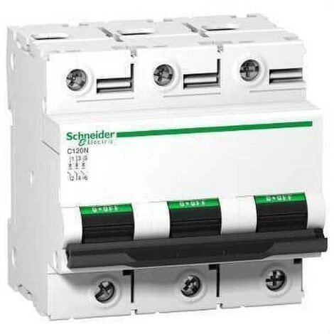 Disjoncteur Automatique C120N 3P 125A Courbe-C - SCHNEIDER ELECTRIC 1 Disjoncteur Automatique C120N 3P 125A Courbe-C - SCHNEIDER ELECTRIC