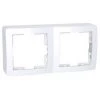 Schneider ALB61442 - Alréa Cadre Saillie Standard Double 62x124mm Profondeur 31mm - Blanc