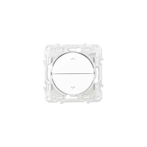 SCHNEIDER ELECTRIC Poussoir Blanc - 2 Boutons Montée/descente - Odace 1 SCHNEIDER ELECTRIC Poussoir Blanc - 2 Boutons Montée/descente - Odace
