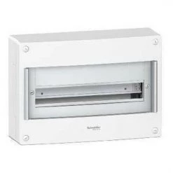 PRAGMA18 SURFACE BOX 1 Rangée De 18 Modules Sans Porte - SCHNEIDER ELECTRIC
