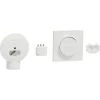 Actionneur DCL + Interrupteur + Plaque Style Kit - Odace SFSP - Schneider Electric - Blanc - S520120K - Blanc