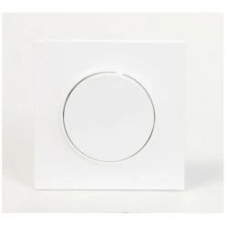 SCHNEIDER ELECTRIC Plaque Simple Odace Styl, Blanc