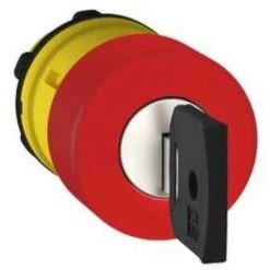 SCHNEIDER ELECTRIC Tête Arrêt D'urgence - Rouge - A Clé - D30 - Schneider Zb5as934 - Rouge