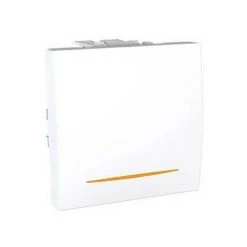 Schneider Electric Mgu3.203.18s Schneider Unica Blanc Va-et-vient Lumineux (témoin) 10 A Connexion Rapide 2 Modules