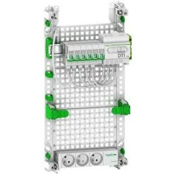 Schneider Electric Vdir390036 Schneider Lexcom Home Coffret Communication - Grade 2 Tv Box Essential - 6 Rj45 - Resi9 13 Modules