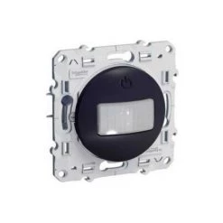 Schneider Electric S540525 Schneider Odace Détecteur De Présence Et De Mouvement Anthracite, Toutes Charges, 3 Fils