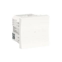 Schneider Electric Nu351518 Schneider Unica2 Wiser - Variateur Poussoir - Bluetooth - Blanc - Méca Seul