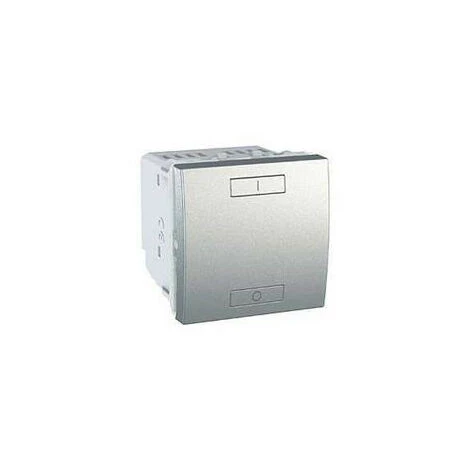 Schneider Electric Mgu3.572.30 Combiné On-off Aluminium Sans Fil Poussoir 2 Ou 4 Boutons Unica 1 Schneider Electric Mgu3.572.30 Combiné On-off Aluminium Sans Fil Poussoir 2 Ou 4 Boutons Unica
