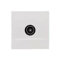 Schneider Electric Mgu3.462.18 Schneider Unica Blanc Prise Tv Blindée 2 Modules