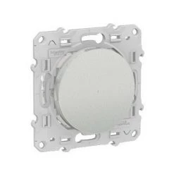 Schneider Electric S530522 Wiser Odace - Variateur Poussoir - 2 Fils - Bluetooth - Alu