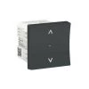 Schneider Electric Nu350854 Schneider Unica2 Wiser - Commande Volet-roulant - Bluetooth - 4a - Anthracite - Méca Seul