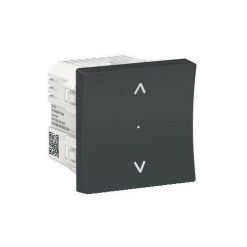 Schneider Electric Nu350854 Schneider Unica2 Wiser - Commande Volet-roulant - Bluetooth - 4a - Anthracite - Méca Seul