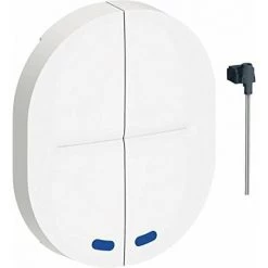 SCHNEIDER ELECTRIC - OVALIS - 2 DEMI-TOUCHES+1 VOYANT BLANC - S260298